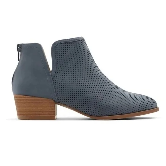 Call It Spring Blue Booties - Picture 1 of 12